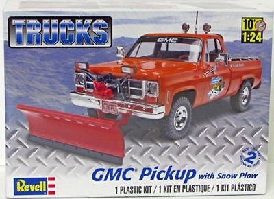 MC GMC Pickup avec pelle à neige 1:24