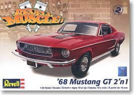 Modèle à coller - 68 Mustang GT 2 en 1