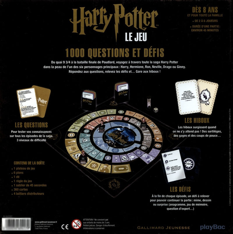 Harry Potter le jeu 1000 questions et defis