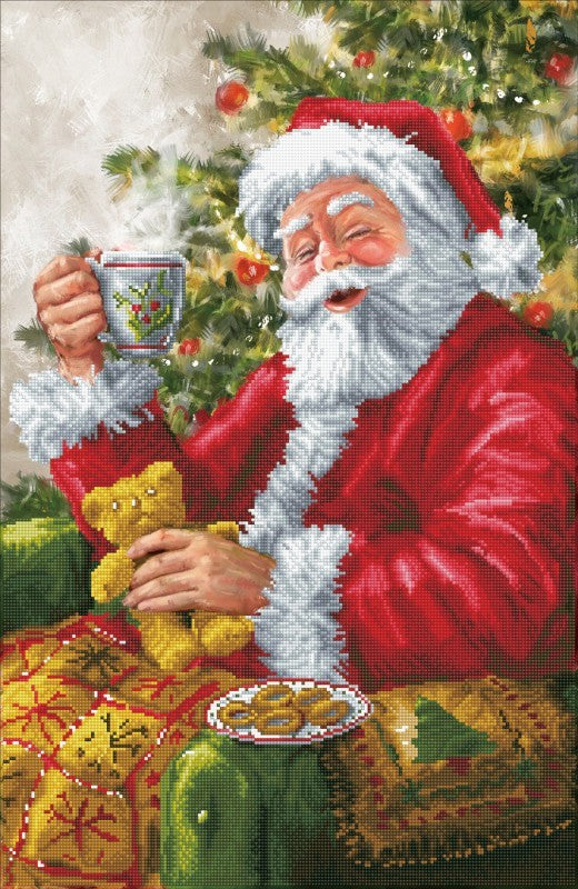 Diamond Dotz Père Noel et son café