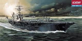Modèle à coller USS Kitty Hawk Carrier 1/800