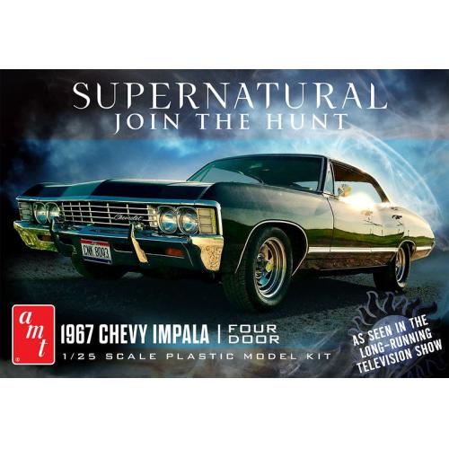Modèle à coller 67 Supernatural Impala 4-DR 1/25