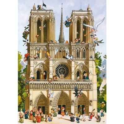 Casse-tête de 1000 pièces - Vive Notre Dame! Loup