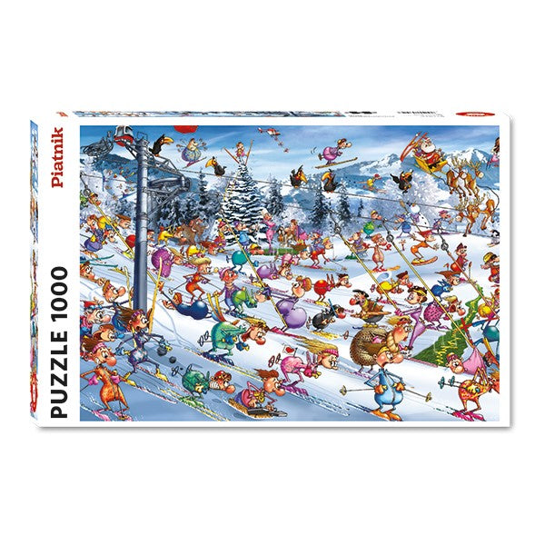 Casse-tête de 1000 pièces - Ski de Noel Ruyer
