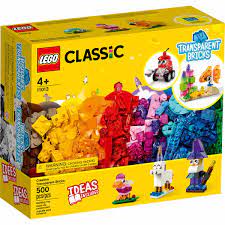 LEGO Classique - Briques transparentes créatives