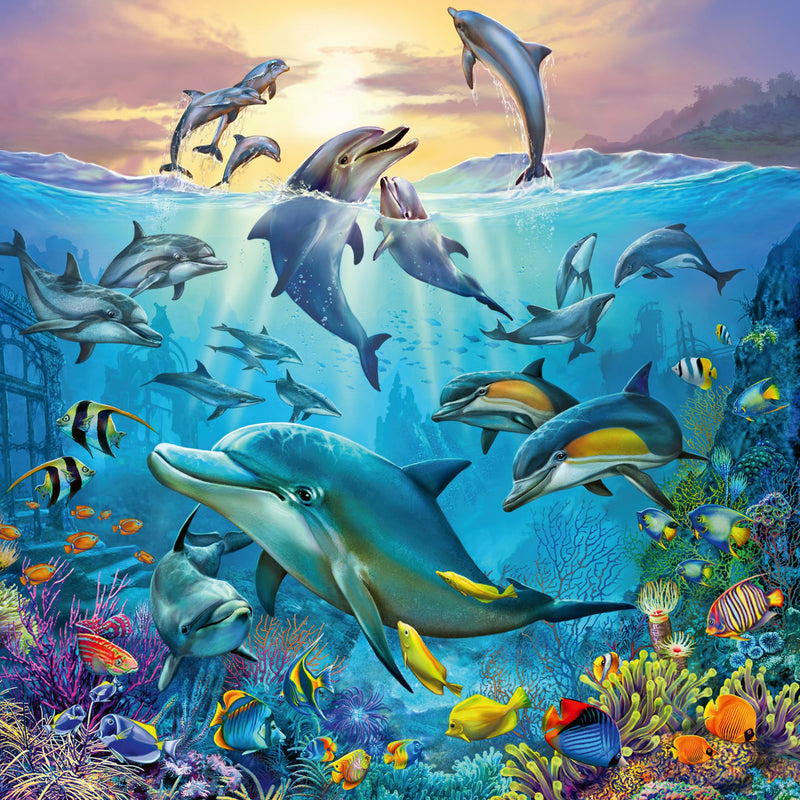 Le monde animal de l'océan - 3 x 49 pièces