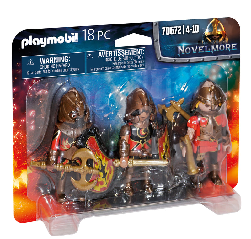 Playmobil - 3 combattants Burnham Raiders