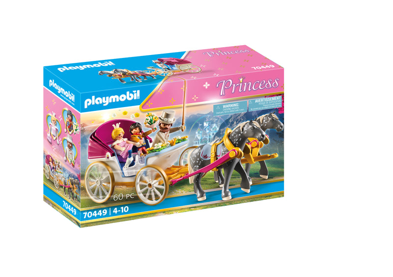 Playmobil - Calèche et couple royal