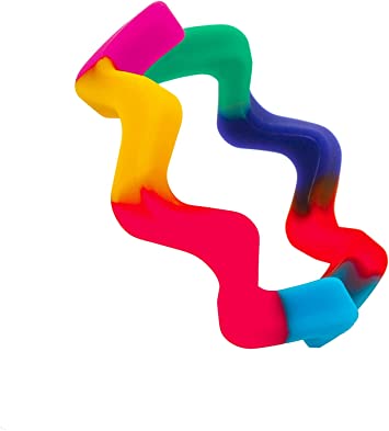 Bracelet Wave à mâchouiller multi-couleurs