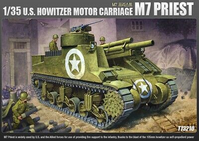 Modèle à coller US Army Howitzer Tank M7 Priest