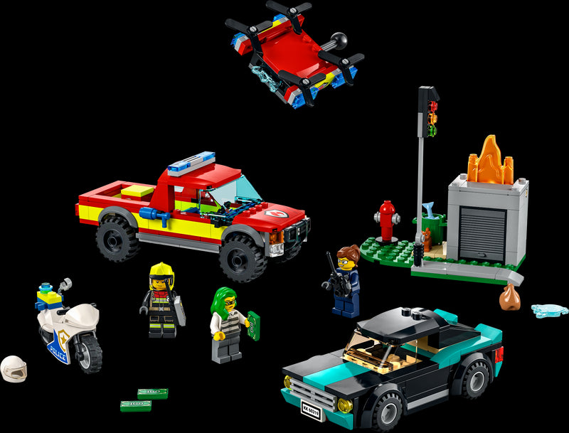 LEGO L’incendie et la poursuite policière
