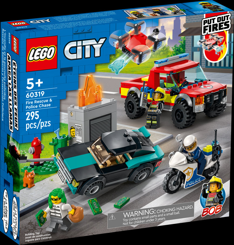 LEGO L’incendie et la poursuite policière