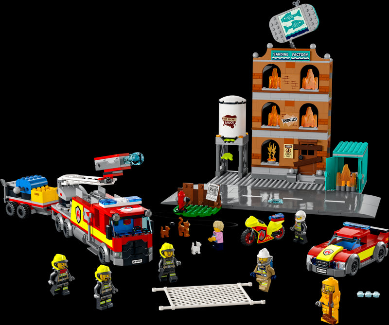 LEGO La brigade de pompiers