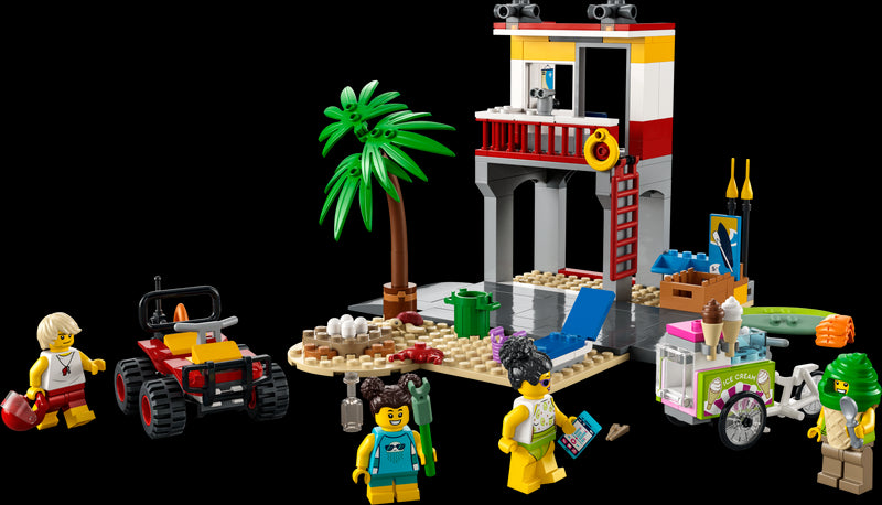 LEGO Le poste de secours de la plage