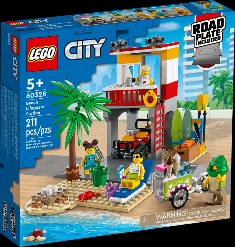 LEGO Le poste de secours de la plage