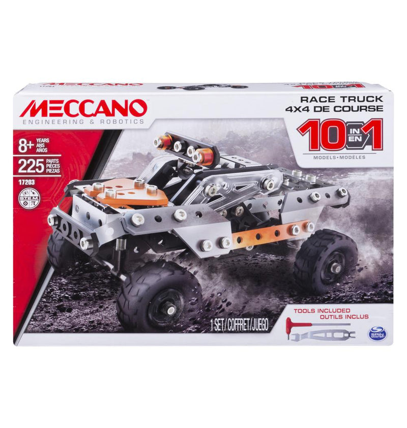 Meccano - Ensemble 10 modèles - 4x4 de course