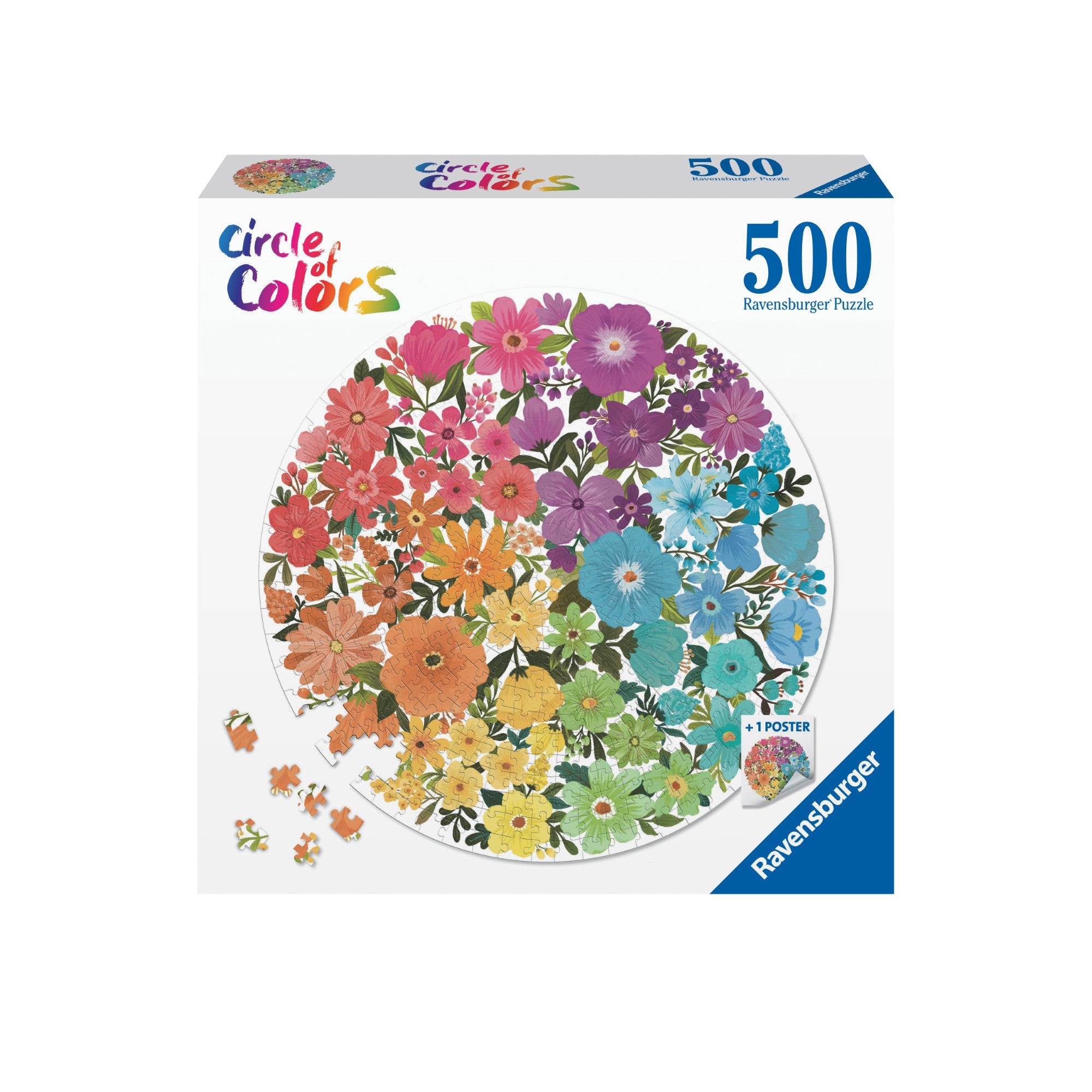 Fleurs  Casse-tête de 500 pièces