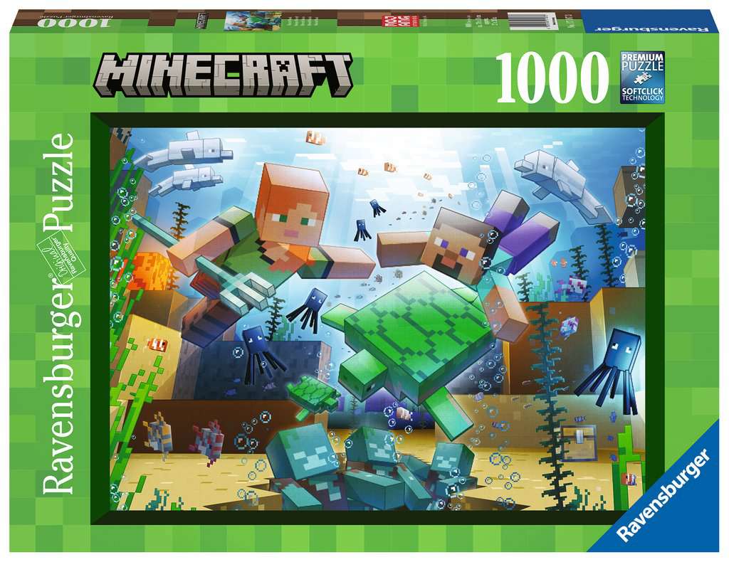Minecraft Mosaïque Casse-tête de 1000 pièces