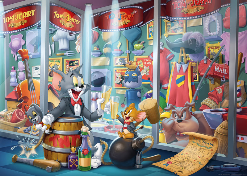 Tom & Jerry Temple renommée Casse-tête 1000pcs