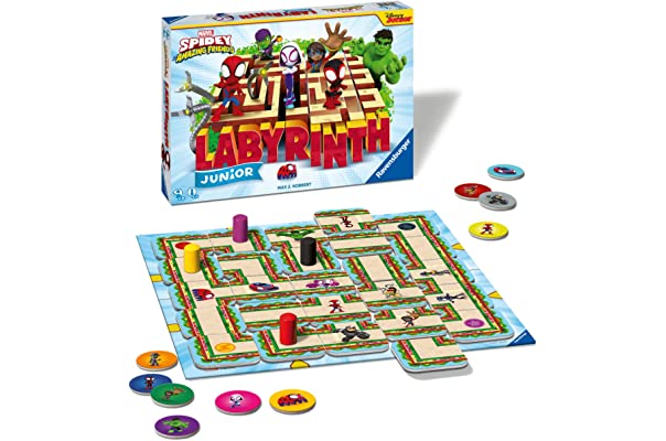 Jeu Labyrinthe Junior Spiderman et ses amis