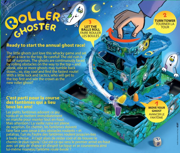 Roller Ghoster, version multilingue