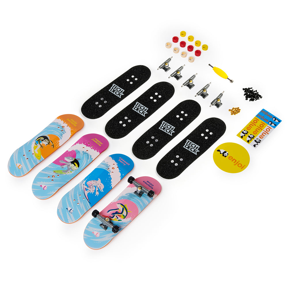 Tech-Deck - Ensemble de 4 planches à doigt