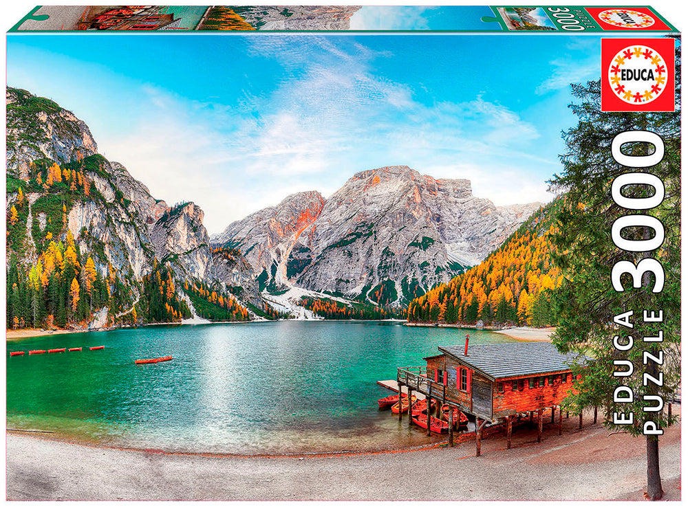 Casse-tête 3000 pièces - Lac Braies en automne