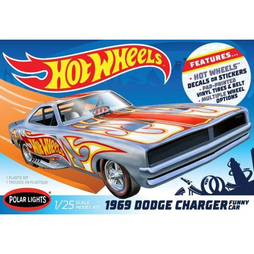 69 CHARGER FUNNY CAR, Hot Wheels 1/25