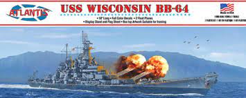 USS WISCOUSIN BB-64 BATTLESHIP 16"