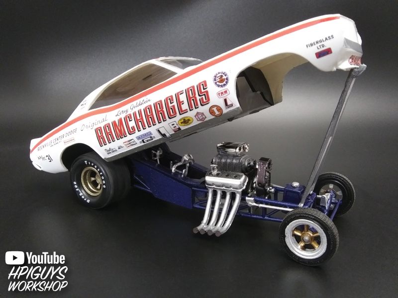 RAMCHARGERS DODGE CHALLENGER FUNNY CAR 1/25