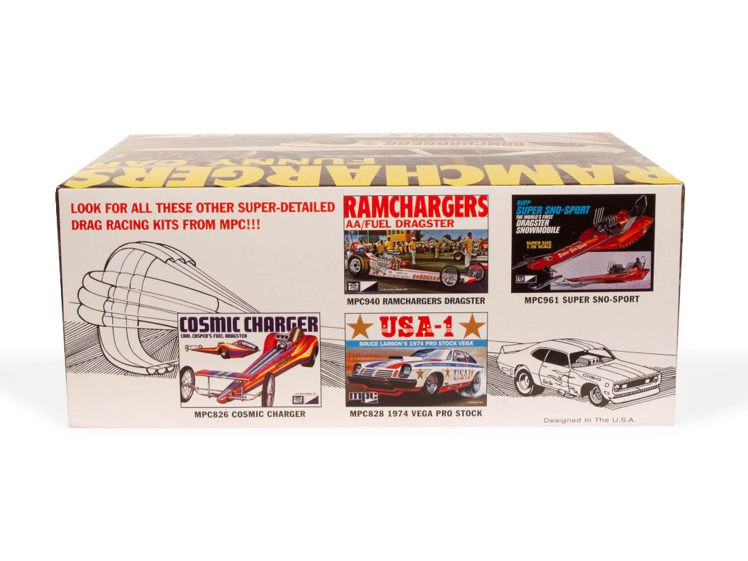 RAMCHARGERS DODGE CHALLENGER FUNNY CAR 1/25