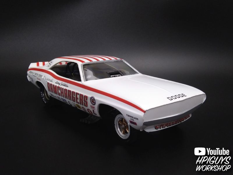 RAMCHARGERS DODGE CHALLENGER FUNNY CAR 1/25