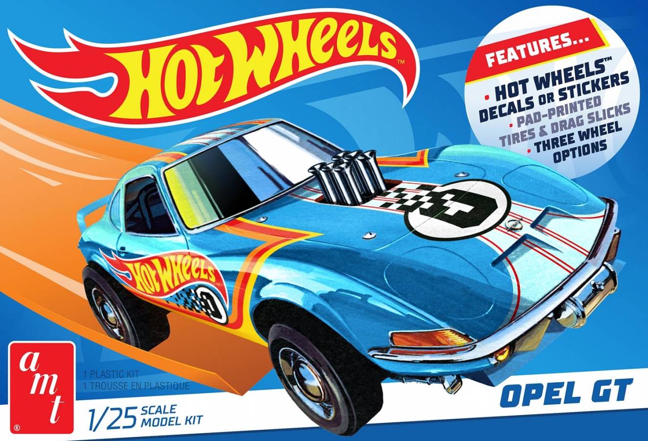 Modèle à coller buick opel gt, hot wheels, 1/25