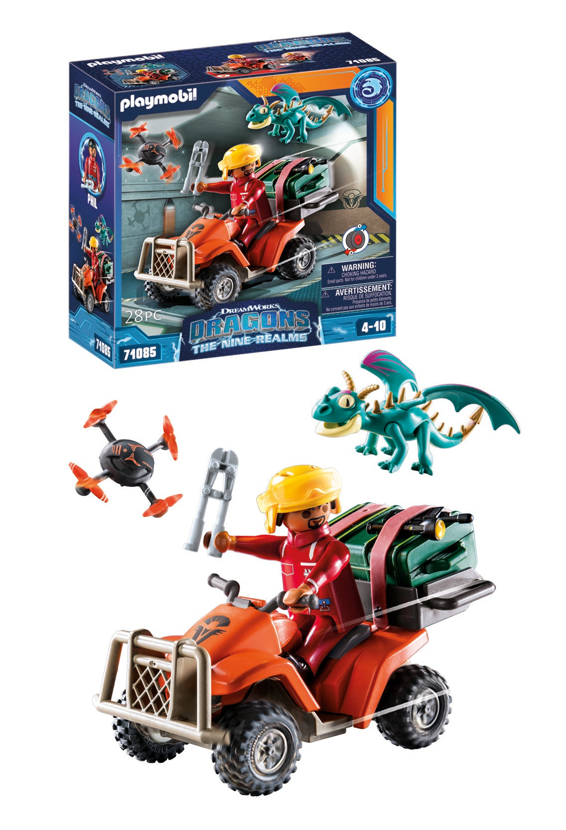 Playmobil, The Nine Realms - Icarus quad et Phil