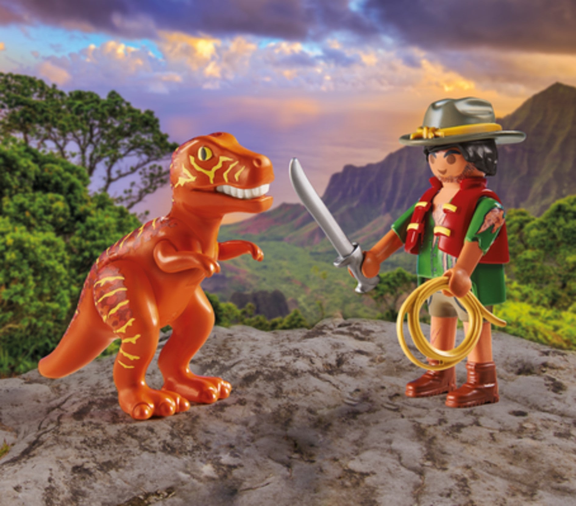 Playmobil, Duo Aventurier et tyrannosaure