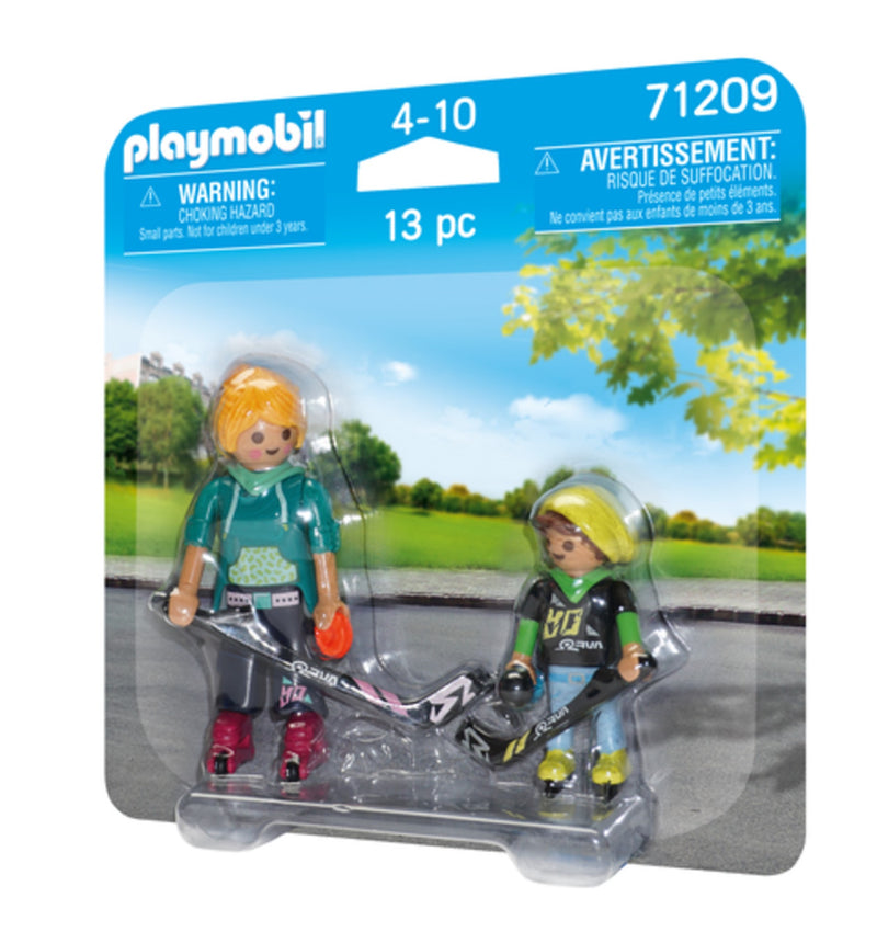 Playmobil, Duo Joueur de roller hockey