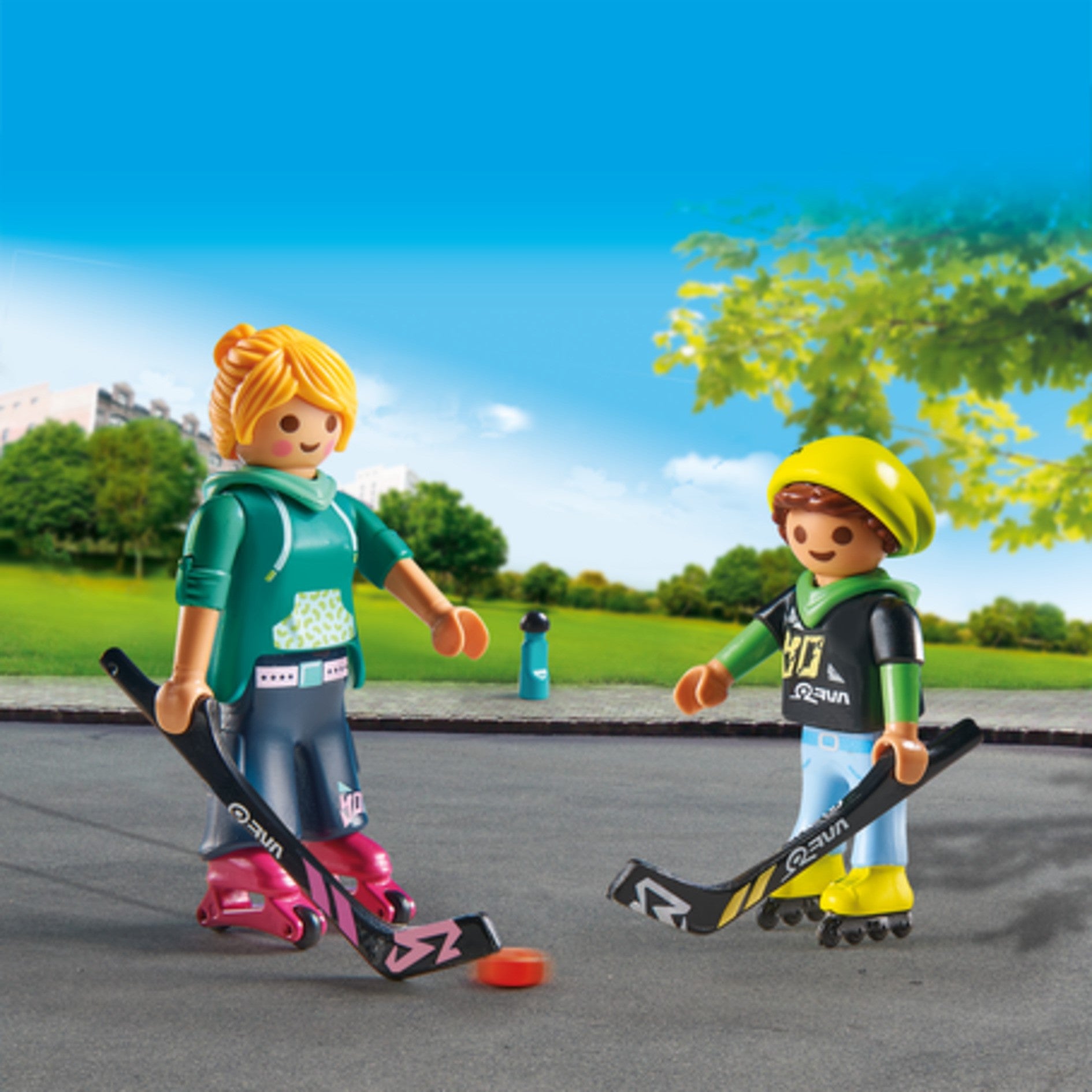 Playmobil, Duo Joueur de roller hockey