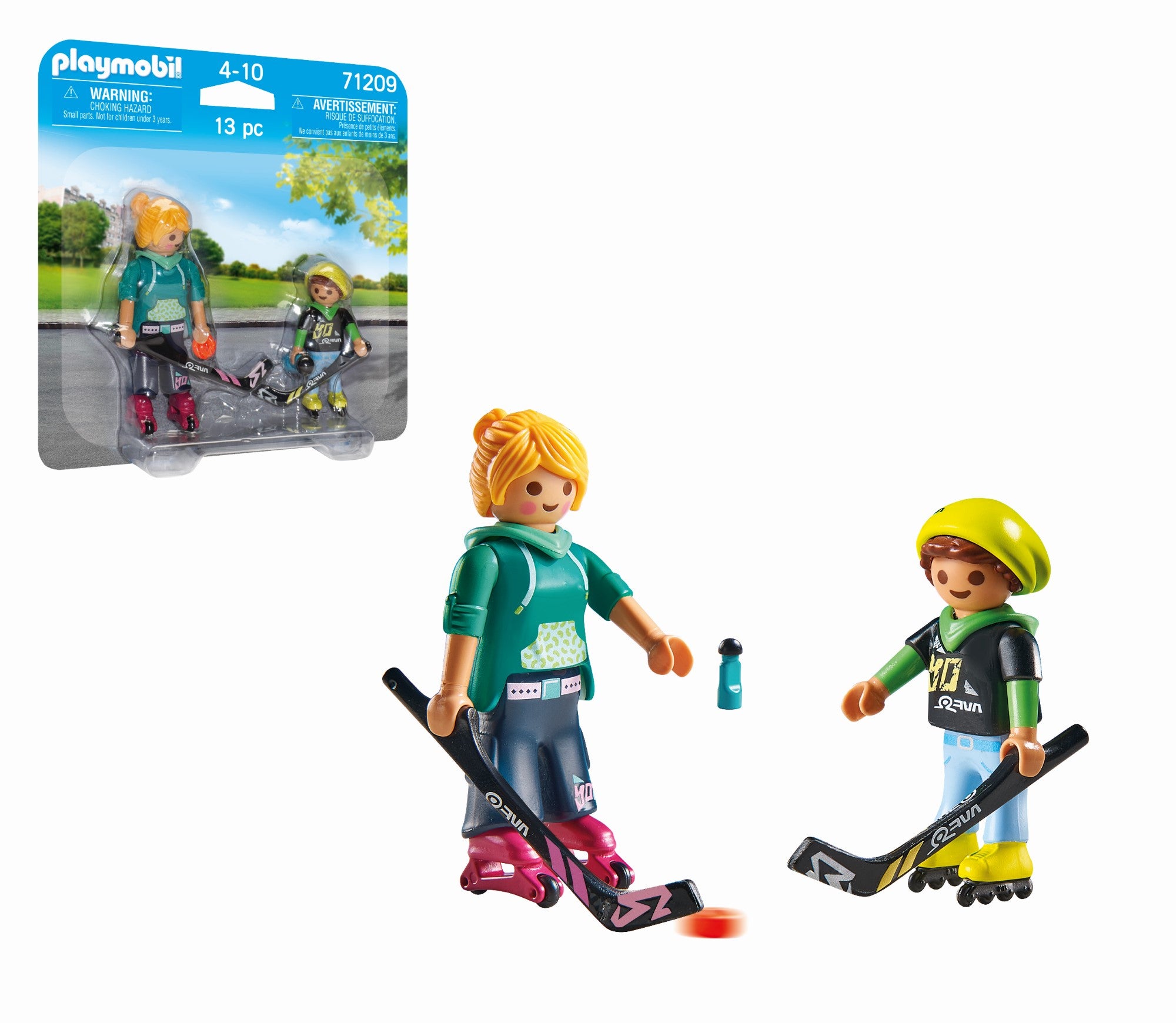 Playmobil, Duo Joueur de roller hockey