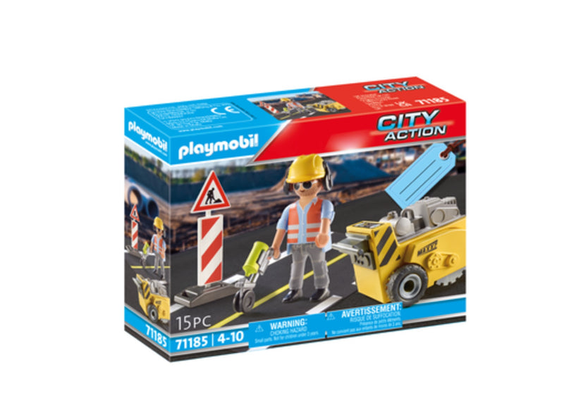 Playmobil, Set cadeau Ouvrier avec scie de sol