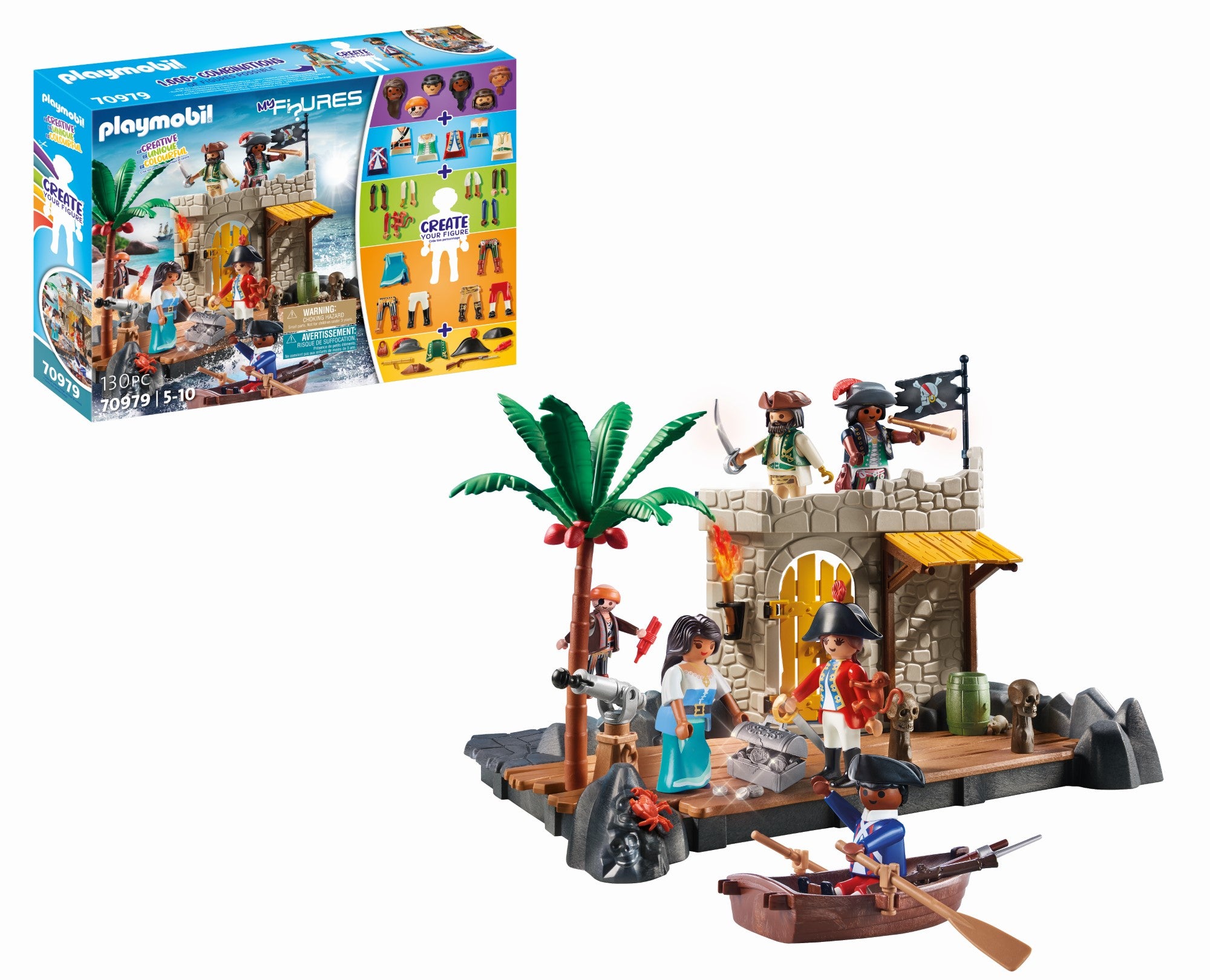 Playmobil, My Figures: Ilot des pirates