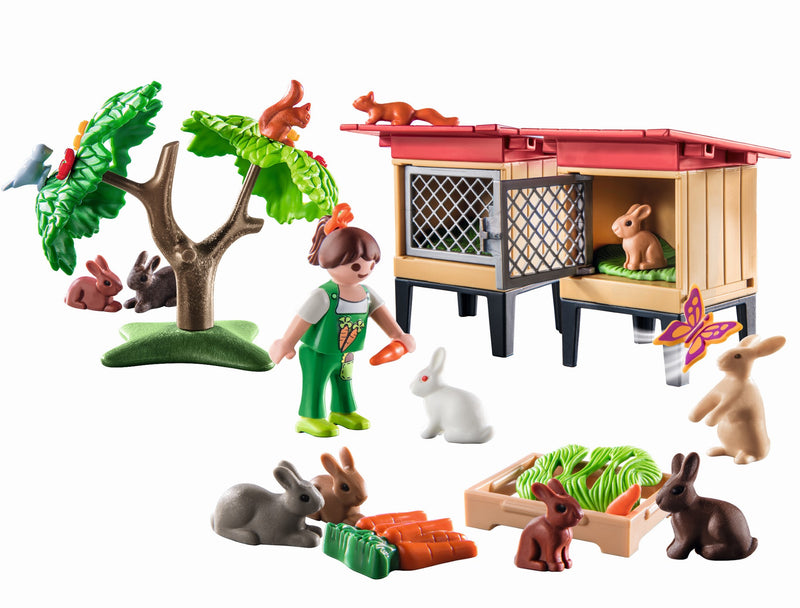 Playmobil, Enfant avec enclos et lapins