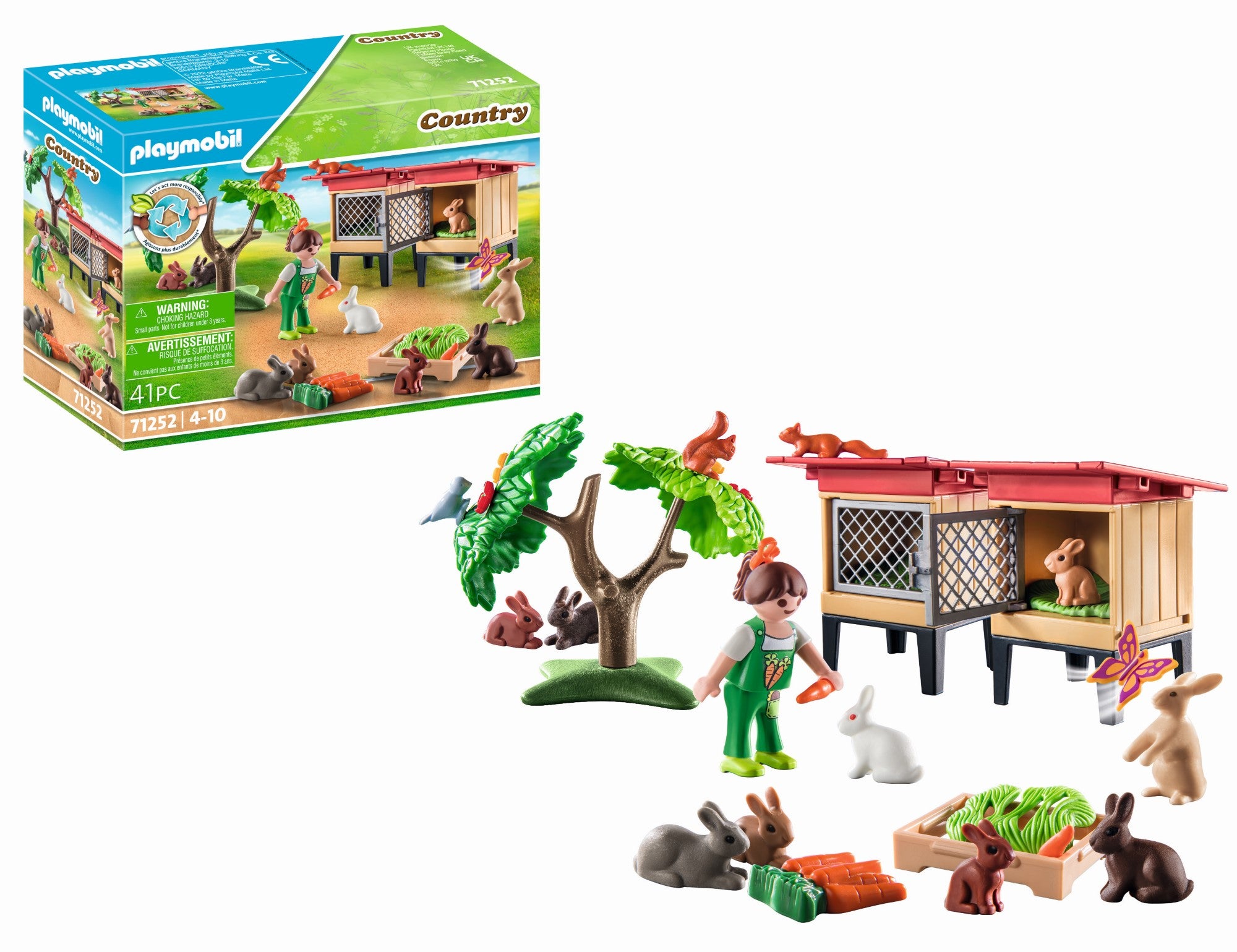 Playmobil, Enfant avec enclos et lapins