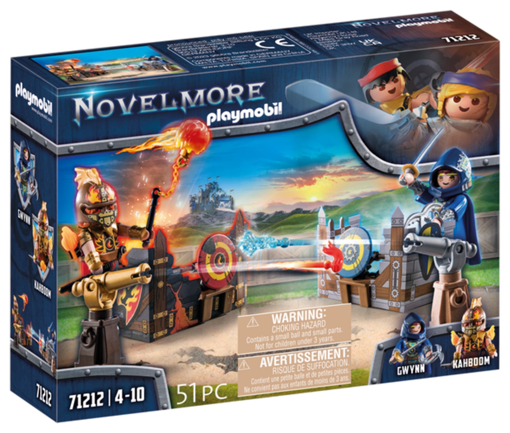 Playmobil, Chevalier Novelmore et Burnham Raider