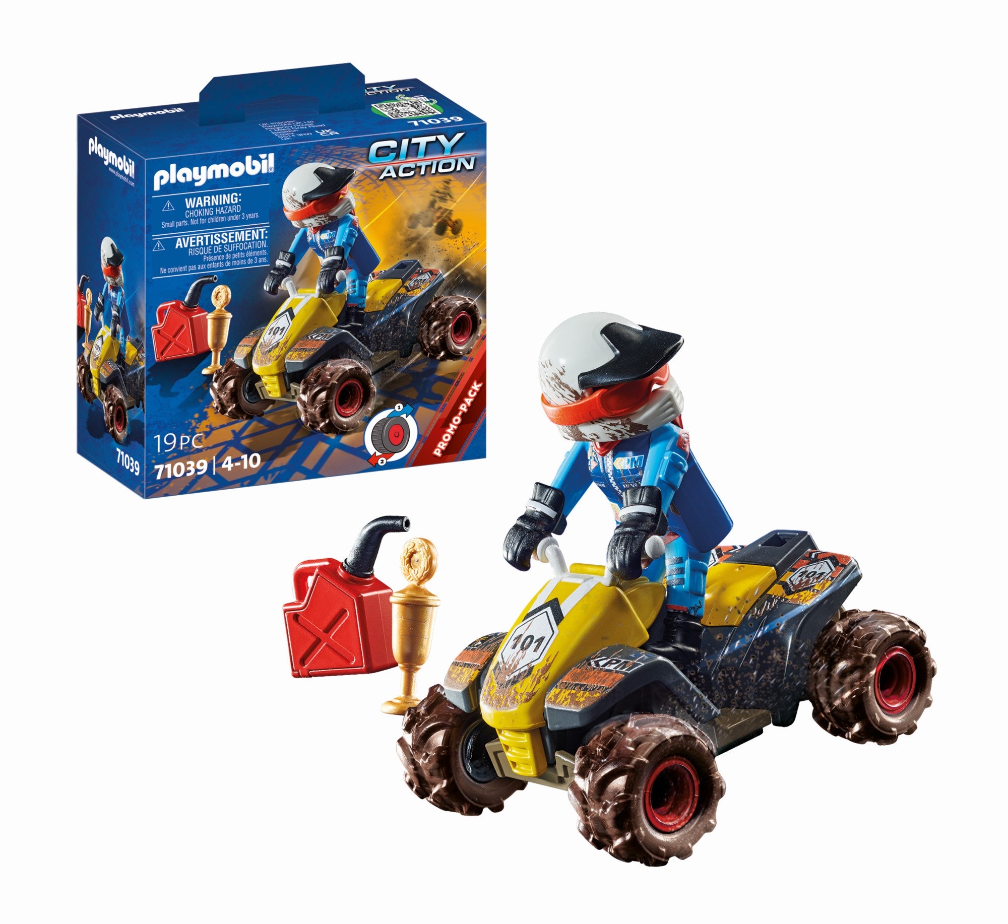 Playmobil, Pilote et quad