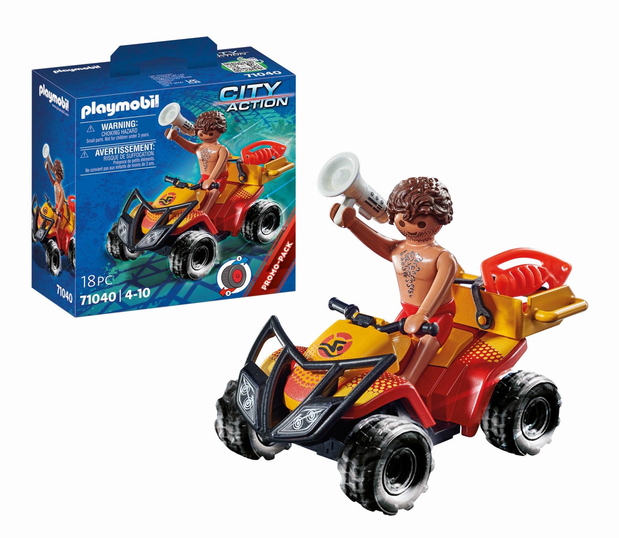 Playmobil, Sauveteur en mer et quad