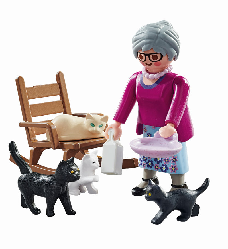 Playmobil, Grand-mère avec chats