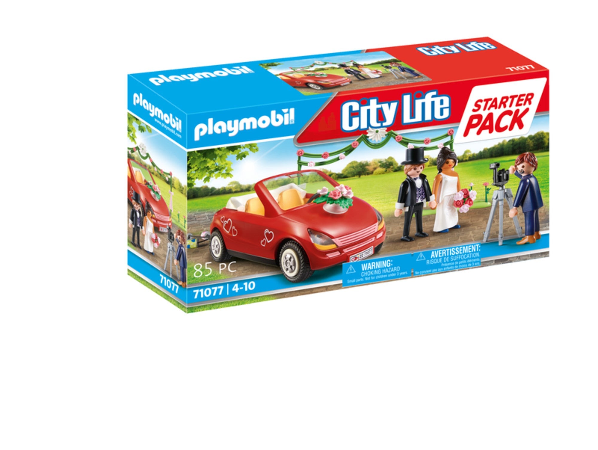Playmobil, Couple de mariés photographe et voiture