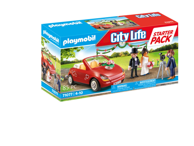 Playmobil, Couple de mariés photographe et voiture