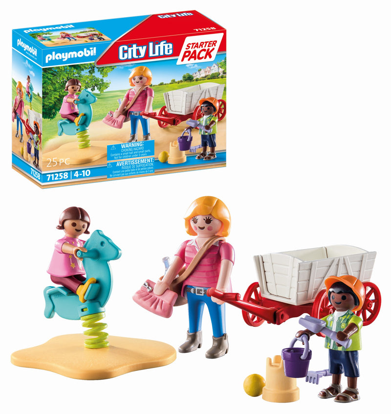 Playmobil, Starter Pack Nourrice avec enfants
