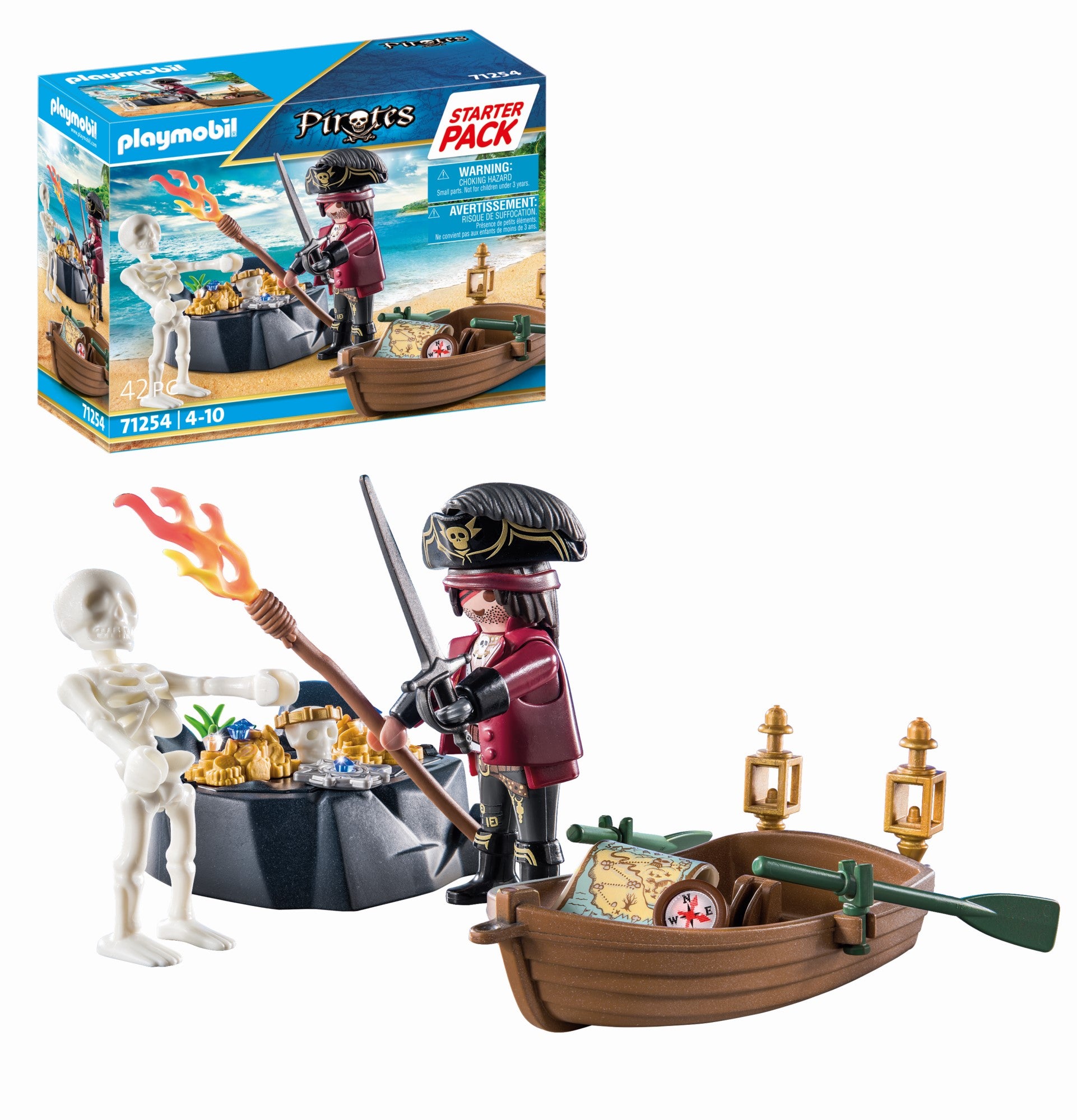 Playmobil, Starter Pack Pirate et barque